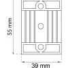 FÄSTBRICKA 1104 VIT 2ST