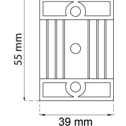 FÄSTBRICKA 1104 VIT 2ST