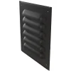 GALLER FLAT STÅL SVART 150X150