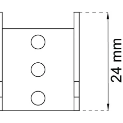 GARDINBESLAG 1451-5 EFZ 2ST
