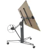 GIPSHISS VIPPBAR STÅL GRÅ 330CM