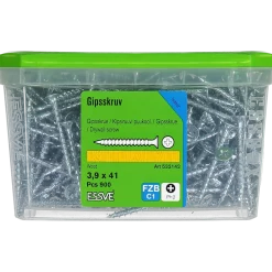 GIPSSKRUV FÖR TRÄREGEL PH2 FZB 3,9X41 900ST