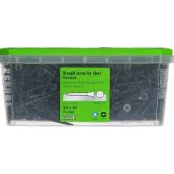 GIPSSKRUV MED BORRSPETS PH2 FOSFATERAD 3,5X40 900ST