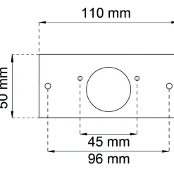 GÅNGJÄRNSFÖRSTÄRKNING LUCKA 110X50MM