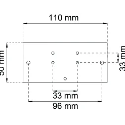 GÅNGJÄRNSFÖRSTÄRKNING STOMME 110X52MM