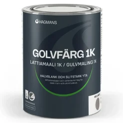 GOLVFÄRG 1K MELLANGRÅ 0,75L