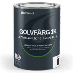 GOLVFÄRG 1K SVART 0,75L
