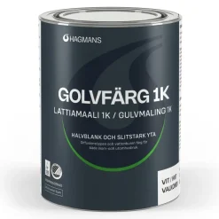 GOLVFÄRG 1K VIT 0,75L