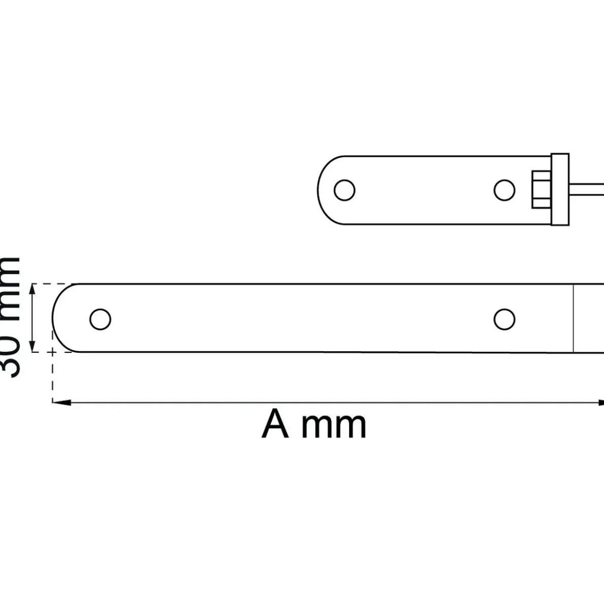 HAKGÅNGJÄRN 212 EFZ 300MM TAPP D12MM