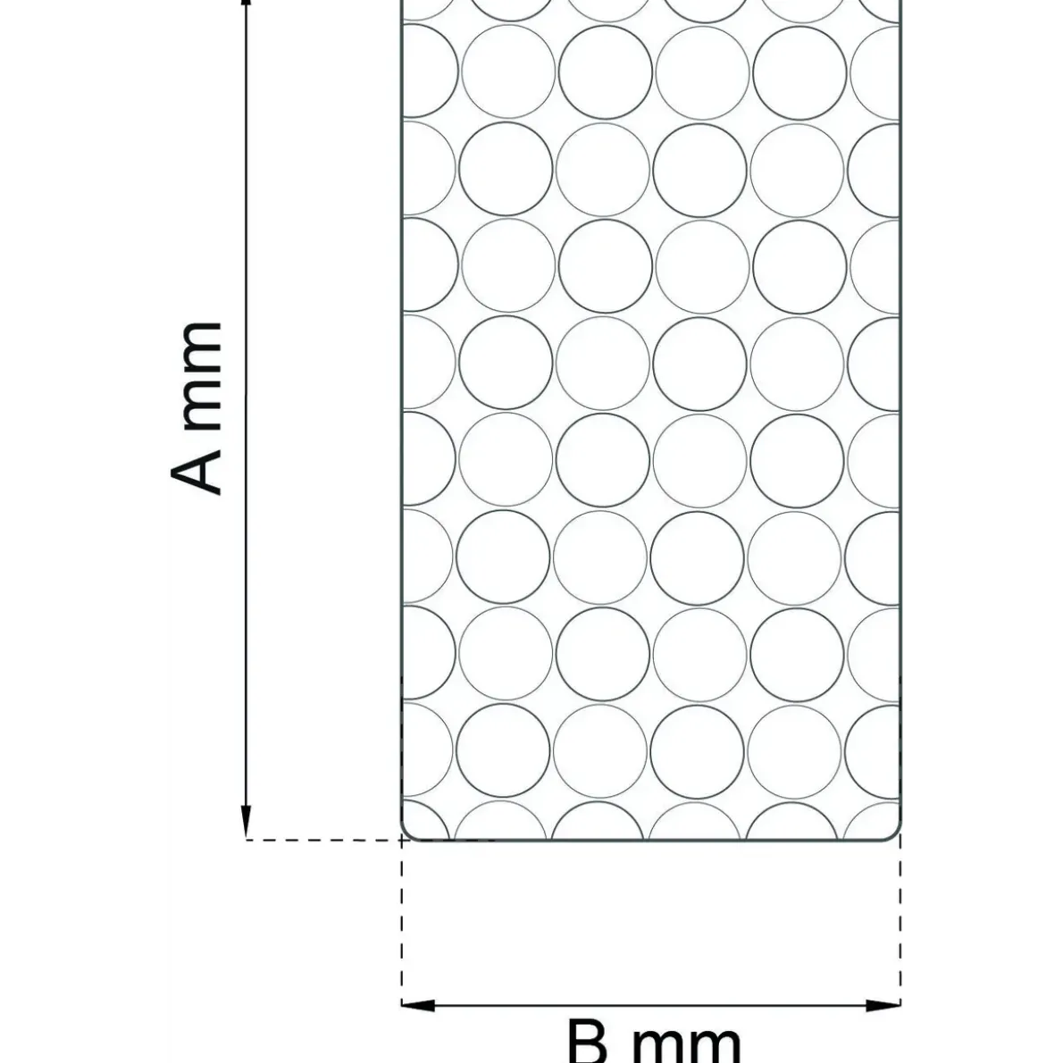 HALKMATTA GARDENIA BADKAR SVART 40X70CM