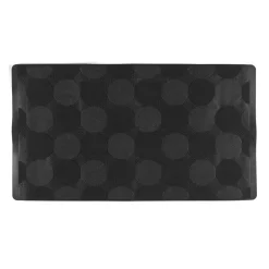 HALKMATTA GARDENIA BADKAR SVART 40X70CM