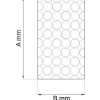 HALKMATTA GARDENIA BADKAR VIT 40X70CM