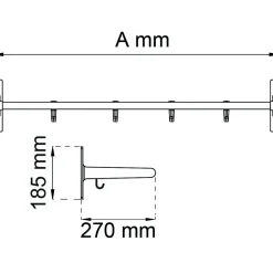 HATTHYLLA ELEGANT ALU/EK 40CM