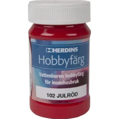 HOBBYFÄRG JULRÖD