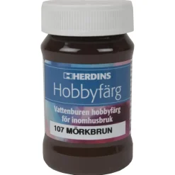 HOBBYFÄRG MÖRKBRUN