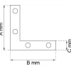 HÖRNJÄRN 3202 EFZ 63X63MM 2ST