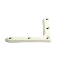 HÖRNJÄRN 1154 VIT 102X102MM 4ST