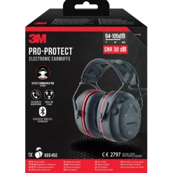 HÖRSELSKYDD 90545E PRO-PROTECT BLUETOOTH, SNR 30 DB, SVART
