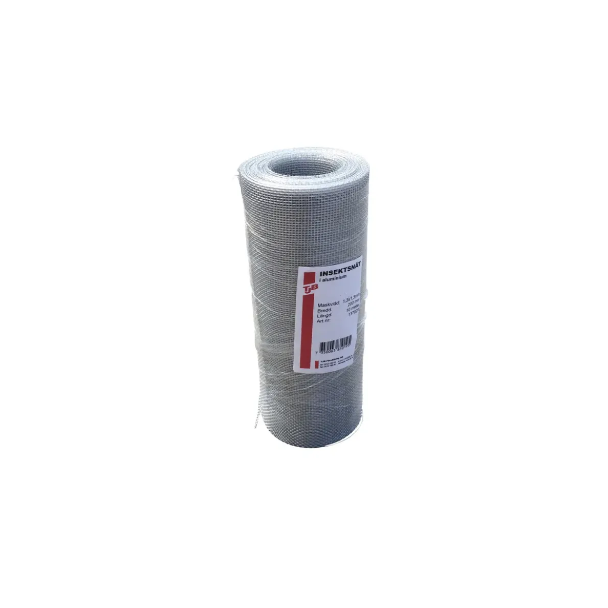 INSEKTSNÄTI ALUMINIUM 150MM 10M