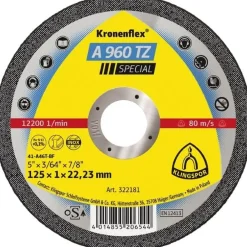 KAPSKIVA A960TZ SPECIAL RAKT NAV 125X1X22,23MM