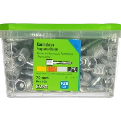 KARMSKRUV PROGRAMA CLASSIC 70MM 100ST