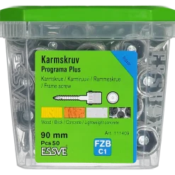 KARMSKRUV PROGRAMA PLUS 90MM 50ST