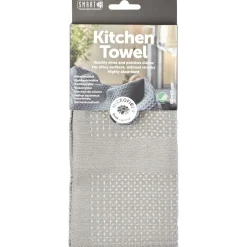 KÖKSHANDDUKMICROFIBER GRÅ 40X60CM