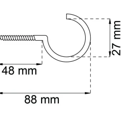 KLÄDSTRECKSKROK 5350 EFZ 88MM 2ST