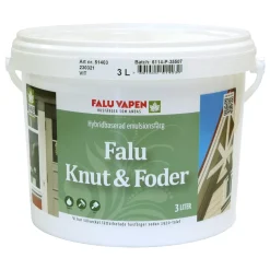 KNUT&FODERFÄRGVIT 3L