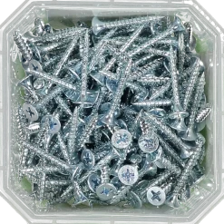 KOMBISKRUV FÖR TRÄ/STÅLREGEL PH2 FÖRZINKAD 3,9X30 250ST