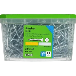KOMBISKRUV FÖR TRÄ/STÅLREGEL PH2 FZB 3,9X40 900ST