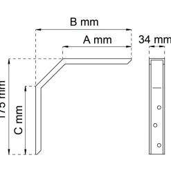 KONSOL 158 VIT 100MM