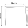 KONSOL 148 VIT 300X350MM