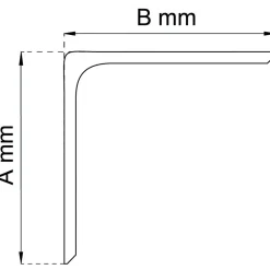 KONSOL 190 VIT 100X150MM