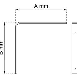 KONSOL 6081 VIT 150X200MM
