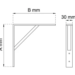 KONSOL 2051 VIT 415X500MM