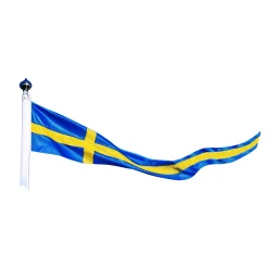 KORSVIMPEL SVERIGE 200X50CM