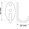 KROK 141 ALU 44MM 2ST