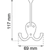 KROK 1031 BRUNANTIK 117X69MM
