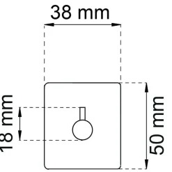 KROK FLAIR VIT 50X38MM