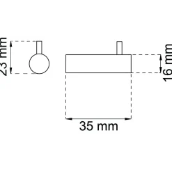 KROK 1370 SVART D16MM