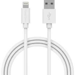 LADDKABEL LIGHTNING FÖR IPHONE/IPAD VIT 1M