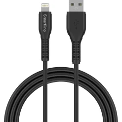 LADDKABEL LIGHTNING STRONG FÖR IPHONE/IPAD SVART 2M