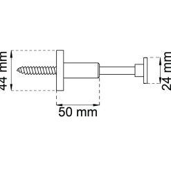 LEDSTÅNGSBESLAG 952 RF M10X120MM