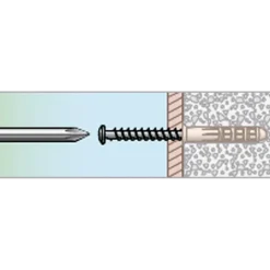 LÄTTBETONGPLUGG NYLON 10X55 50ST