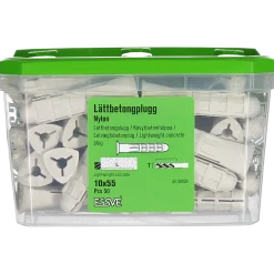 LÄTTBETONGPLUGG NYLON 10X55 50ST