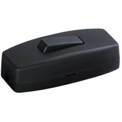MELLANSTRÖMBRYTARE SVART 1-POL 4A/250V SB