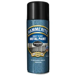 METALLFÄRG HAMMER EFFECT SPRAY BLACKMETALL 0,4L