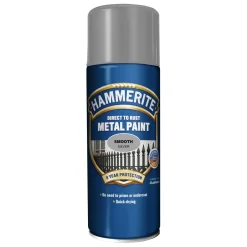 METALLFÄRG SMOOTH FINISH SPRAY SILVER0,4L