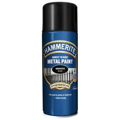 METALLFÄRG SMOOTH FINISH SPRAY BLACK0,4L